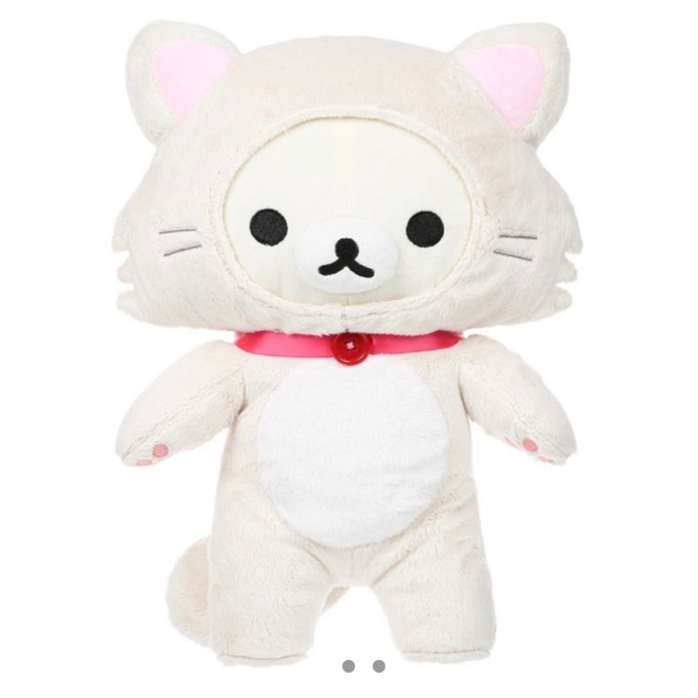 korilakkuma kitty plush (long pile)